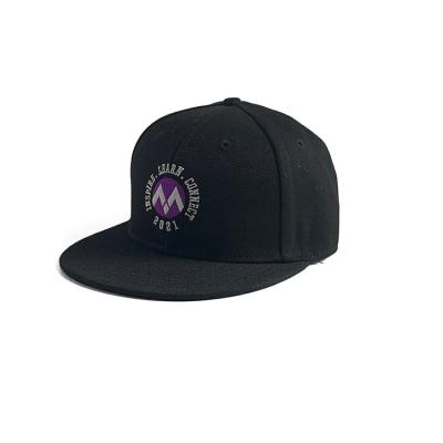 China Custom Printed Picture Logo Embroidery Letter Hat Hip Hop Fitted Brim Flat Snapback Hat for sale