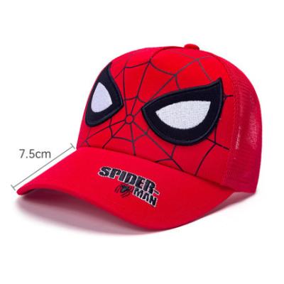 China Picture Baby Boy Hats Personalized Spiderman Cartoon Baby Embroidery Cotton Baseball Caps Girls Kids Funny Snapback Hats for sale