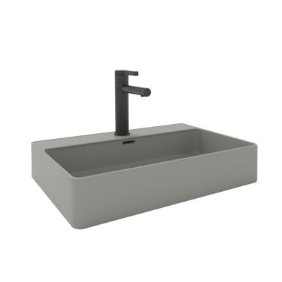 China easy clean & soft & Factory Sale 2022 Manufacturer Soft Hot Hand Bathroom Countertop Wash Ceramic Basin Sink for sale