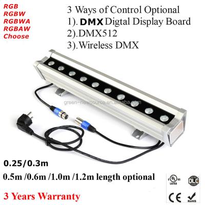 China Dmx rgbw led wall washer Pixel LED Bar Light IP65 DMX 4in1 RGBW LED High Power Wall Washer 40w 80w 120w 160w for sale