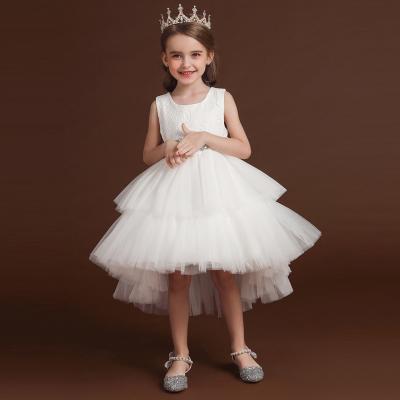 China Washable Children's Net Wedding Dress Princess Dress Girl Costume Bridesmaid Pettiskirt Dress for sale