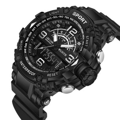 China WLISTH Chronograph Men's Watch Waterproof Sports Fashion Ideas Multifunctional Luminous Time Electronic Watch Students for sale