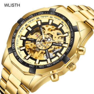 China Hot Selling New Coming Men's Business Water Resistant WLISTH Fashion Sports Stainless Steel Luxury Automatic Mechanical Watch for sale