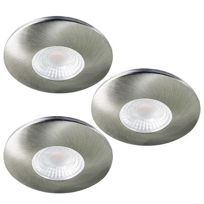 China pressed & 2-6pcs Mounted Primed Puck Lights With 1 Light Dimmable Mini Driver For Cabinet Lighting Kitchen Downlight for sale