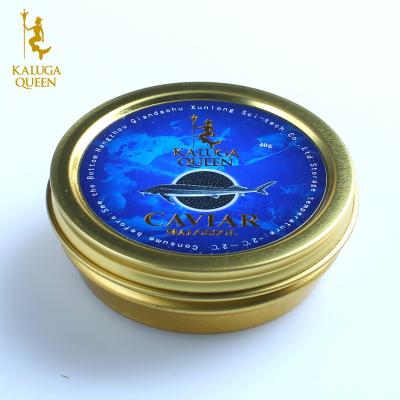 China KalugaQueen All-Handmade 16 Process Fresh Healthy Golden Sturgeon Light Gray Caviar for sale