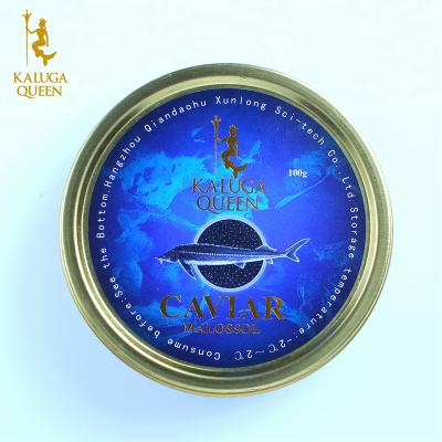 China Kaluga Malossal Fresh Instant Dry Caviar Can Imperial Vacuum Pack for sale