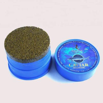 China Best fresh kind of China Zhejiang KalugaQueen1.8kg kaluga caviar tin for sale