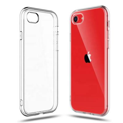 China Transparent Slim Soft Shockproof Clear TPU Cover Case Compatible With iPhone SE2 /iPhone 2020 8 SE For iPhone 7 Case for sale