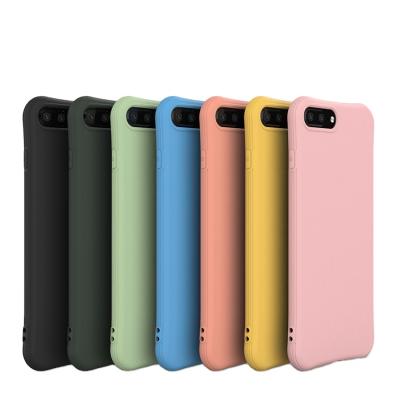 China Shockproof For iPhone 8 Plus / 7 Plus Case, China Factory Wholesale Anti Slip Case Candy Shockproof Case For iPhone 7 Plus / 8 Plus for sale