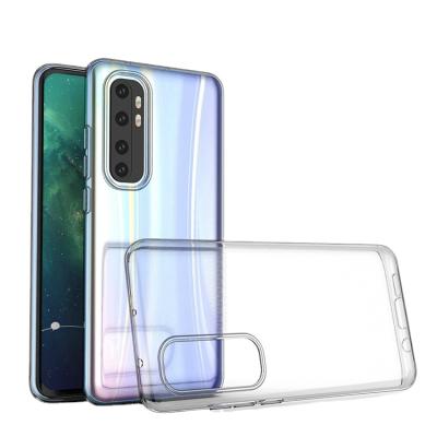 China Transparent For Xiaomi Note 10 Lite Case, Slim Transparent TPU Case Compatible With Xiaomi Note 10 lite Soft Flexible Protective Phone Cover for sale