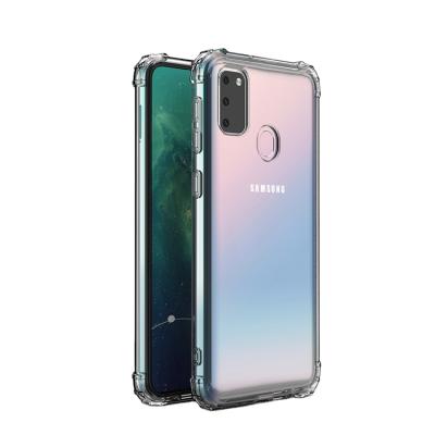 China Shockproof For Samsung Galaxy M30s Phone Case, Transparent Clear Silicone Cover Case Shopckproof Back Cover For Samsung Galaxy M30S/M21 for sale