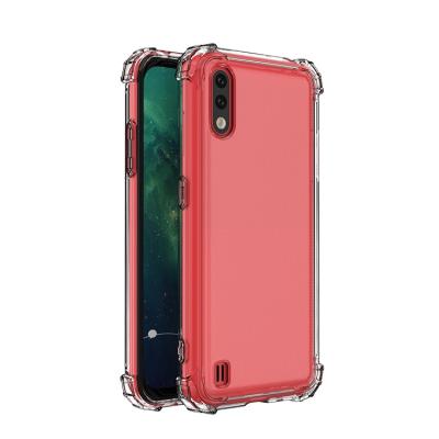 China Galaxy M01 Shockproof Case, 2020 Hot Selling Clear Reinforced Corners Flexible TPU Shock Absorption Mobile Phone Cover For Samsung Galaxy M01 for sale