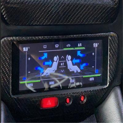 China SDK Carbon Fiber Car Aircon Board For Maserati GT/GC GranTurismo Black Screen AC Panel Multimedia Player GPS Navigation Head Unit for sale