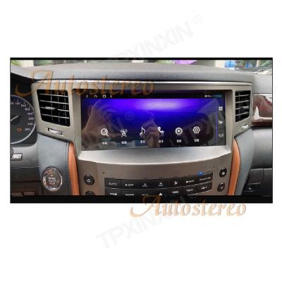 China 12.3 inch SDK for Lexus LX570 6G+128GB Android 10 Multimedia Car Radio GPS Navigation Head Unit Tape Recorder Stereo Vertical Screen for sale