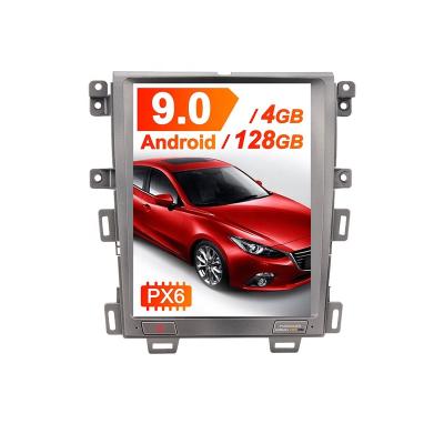 China Android 9 128GB Tesla SDK style for 2007-2014 car Ford GPS EDGE GPS Navigation Carplay Head Unit Multimedia Radio Stereo Player for sale