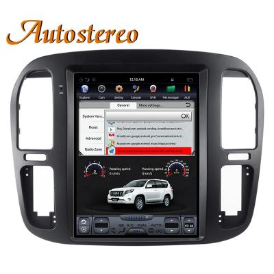 China SDK Tesla Style Android 9.0 Car Radio 4GB+64 GPS Navigation For TOYOTA LAND CRUISER LC100 1992-2002 Auto Head Unit Multimedia Player for sale