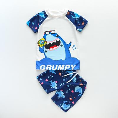 China Plus Size 2022 Lovely Cute Kids Swimwear Little Girl Boys Swimsuit Children Beachwear Bathing Suit Custom for sale