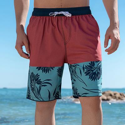 China Breathable 2023 New Custom Design Holiday Seaside Fashion Print Floral Plus Size Men's Shorts Quick-drying Beach Trunk for sale