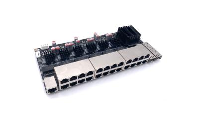 China MSQ9224 2.5G Ethernet Switch 24x 2.5GT + 2x SFP+ Switch Kosteneffectiviteit 2.5G L3 Management Switch Te koop