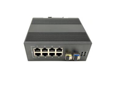 China Gigabit beheerde Industriële Ethernet-Schakelaar, Industriële PoE Schakelaar 8 Haven Te koop