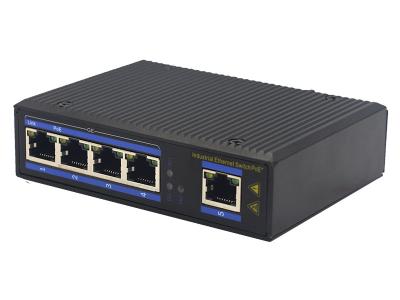 China 4 neerstraalverbindingsip40 100Base-TX PoE Gigabit Ethernet Schakelaar MSG1005P Te koop