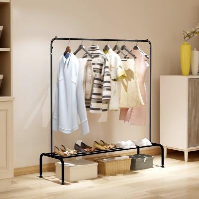 China Traditional Free Hanger Rack Hanger Multifunctional Single Bedroom Clothing Rack for sale