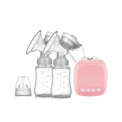 China Low Price Breast Pump BPA Double Breast Pump Double Breast Milk Collector Free Electric Mute Silent Massage Extractor With CE Warranty for sale