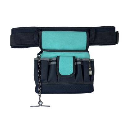 China Factory Supply Direct Foldable Adjustable Waist Bag Multifunctional Design Electrician Repair Tool Belt Waist Bag with Pocket for sale