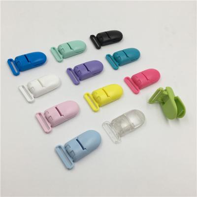 China Wholesale Colorful Plastic Pacifier Clip Soothing Baby Teething Pain For Baby Feeding for sale