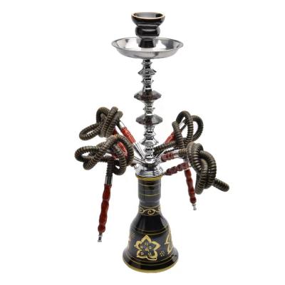 China Custom Hot Selling Smoking Hookah Stainless Steel Tobacco Shisha Hookah Accessories , Shisha Glass Arabic Acrylic Smoking Pipe for sale