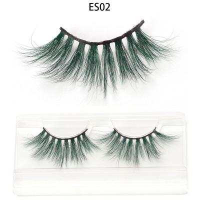 China Wholesale Natural Different Color 25mm Long Mink Eyelashes 3d Mink Lashes Lashes for sale