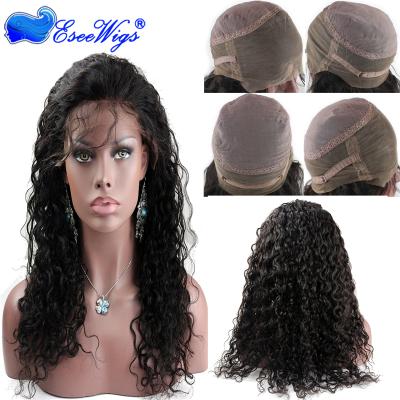 China High Quality Body Wave Virgin Human Hair 360 Wig waterwave 360 ​​lace wig with babyhair 150 density for sale