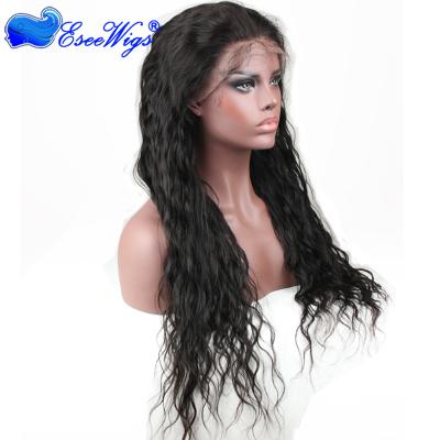 China Glueless Curly Brazilian Natural Curly Wave 360 ​​Lace Frontal Human Hair Color Curl Wig With Babyhair for sale