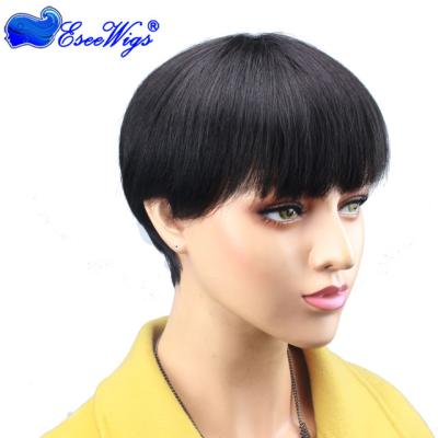 China Body Wave Alibaba Wholesale Price Brazilian Hair Straight Weave Natural Color Wigs for sale