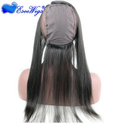 China Wholesale Silky Straight Unprocessed Virgin Hair 360 Lace Frontal Wig Cap for sale