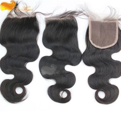 China Wholesale Brazilian Body Wave Virgin Hair 4x4 Closure Bodywave Hair Hair Closure Piece for sale