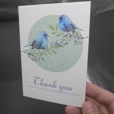 China Customized Printing Printing Greeting Cards Or Thank You Cards for sale