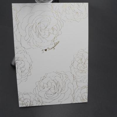 China China Suppliers China Letter Printed Cardboard Business Romantic Gift Folded Invitation Card for sale