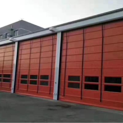 China Modern Aluminum Upvc Stacking Roll Up Commercial Industrial Xoor Sectional Stacking Doors Aluminum Gate Doors Entry Doors for sale