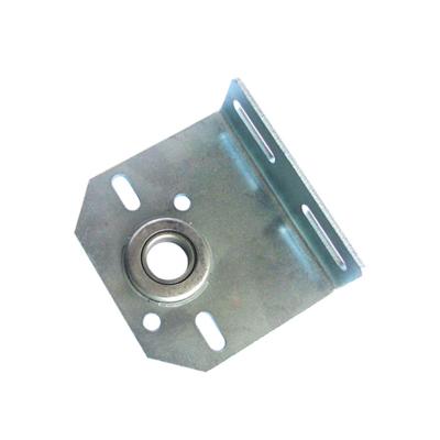 China Garage door bottom garage door bearing stamping supporting bracket piece garage overhead sectional door roller top bracket for garage door sale for sale