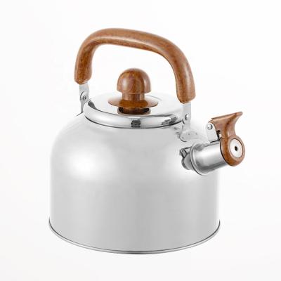 China Sustainable Stainless Steel Tea Kettle Water Whistling Teapot For Gas Stove for sale