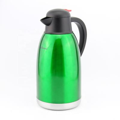 China Viable Hot Sales Double Walled Insulated Stainless Steel Vacuum Flask Water Teapot Thermos With Glass Interior for sale