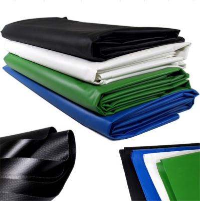 China Double faced 680gsm pvc coated tarpaulin fabric stocklot for truck cover / tent for sale