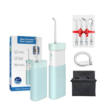 China 360 Rated Oral Irrigator Cordless Oral Cordless Portable Teeth Jet For Floss Toothbrush With Electric Rechargeable Tooth Flosser for sale