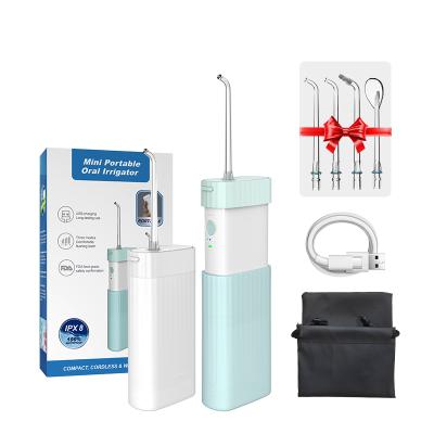 China 360 Rated Water Flosser Dental Cordless Portable Teeth Jet For Floss Toothbrush Electric Waterpik With Rechargeable Tooth Oral Irrigator for sale