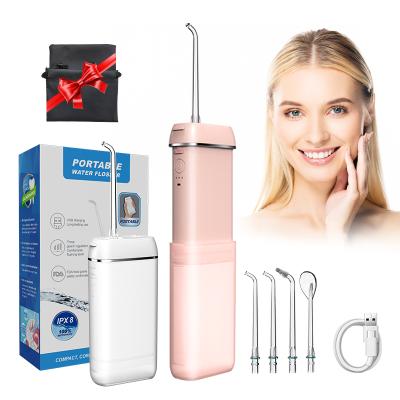 China 360 Rated Nozzle Drop Shipping Oral Electric Tooth Irrigator Jet For Floss With Rechargeable Dental Cordless Portable Teeth Flosser for sale