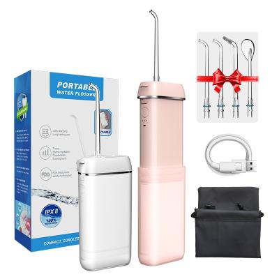 China 360 Rated Water Flosser Dental Cordless Portable Teeth Jet For Floss Toothbrush Electric Waterpik With Rechargeable Tooth Oral Irrigator for sale