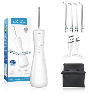 China Waterproof Cordless Oral Home Water Flosser Dental Jet Cheapest Cheap Mini Floss Irrigator Use IPX7 for sale