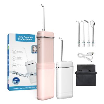 China 360 2021 Rated Professional Teeth Nozzle Cordless Rechargeable Water Dental Electric Oral Irrigator China Flosser for sale