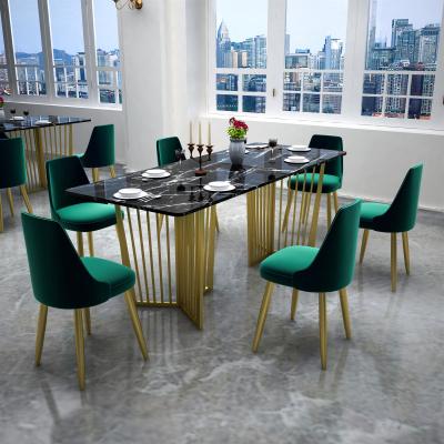 China Luxury DINING TABLE Dining Table Legs Frame Stainless Steel DINING TABLE Style Countertops Marble Dining Table for sale